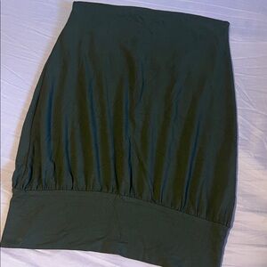 Fighting Eel army green puffy tube top